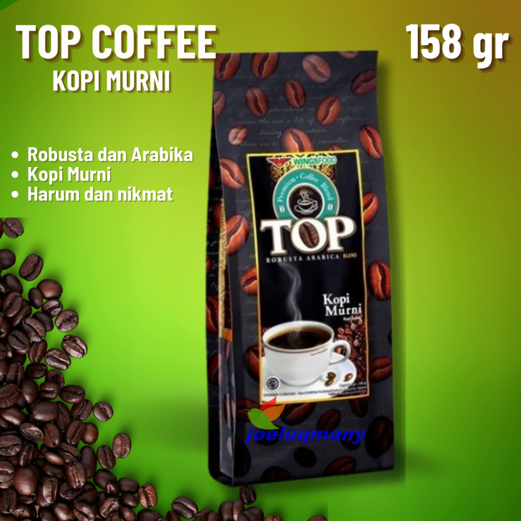 

Top Coffee Kopi Hitam Murni 158 Gram