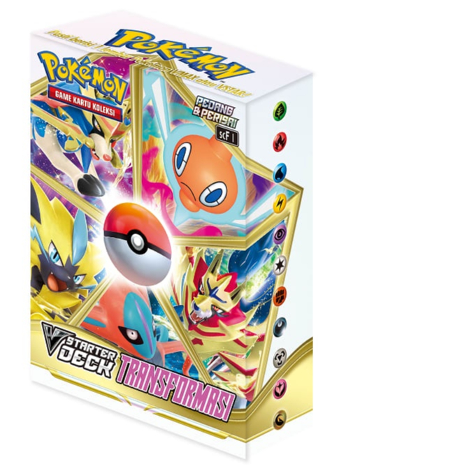 Kartu Pokemon TCG V Starter Deck Transformasi SCF Pedang Perisai