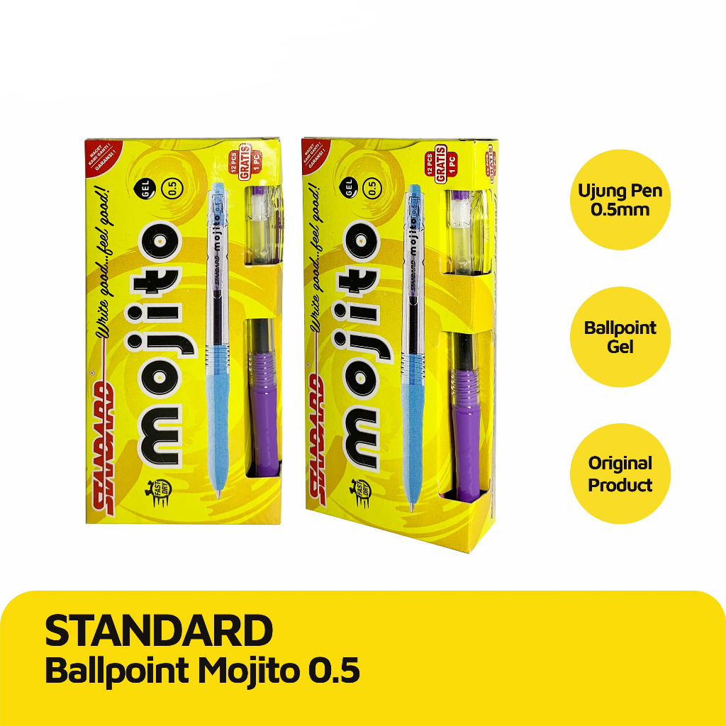 

PULPEN STANDAR GEL MOJITO 0.5