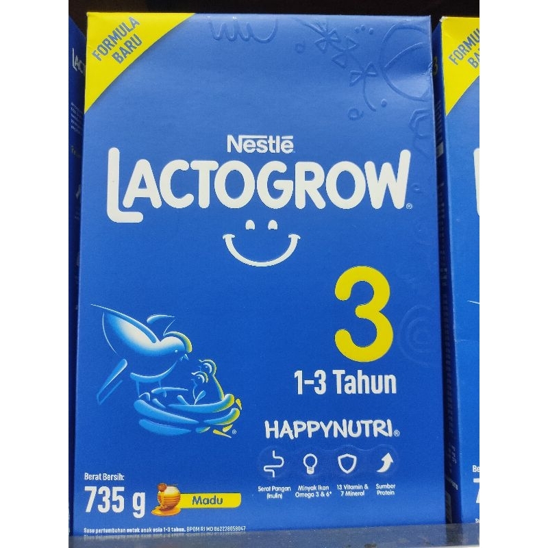 

LACTOGROW 3 RASA MADU 735gr*