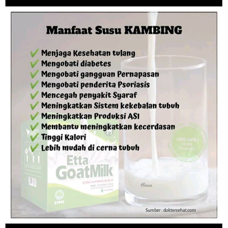 

susu kambing hpai