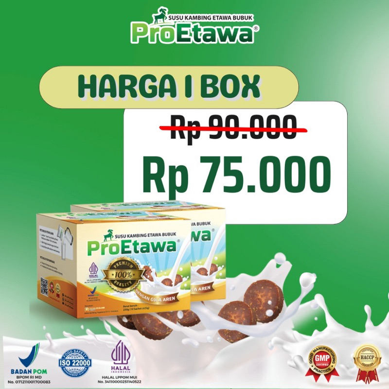 

PROETAWA PRO ETAWA SUSU KAMBING ETAWA PREMIUM