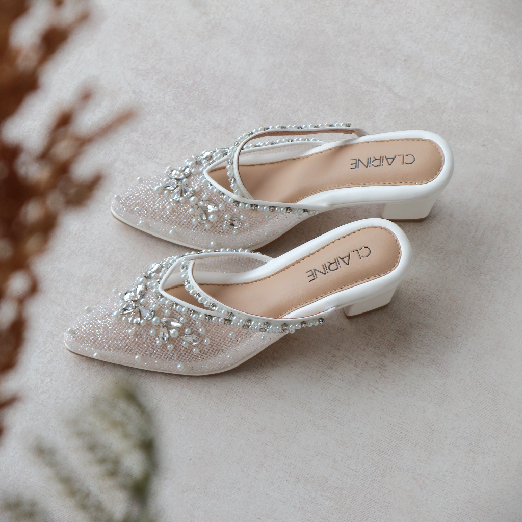 CLAIRINE - SELLA | Wedding Shoes READYSTOCK 5CM