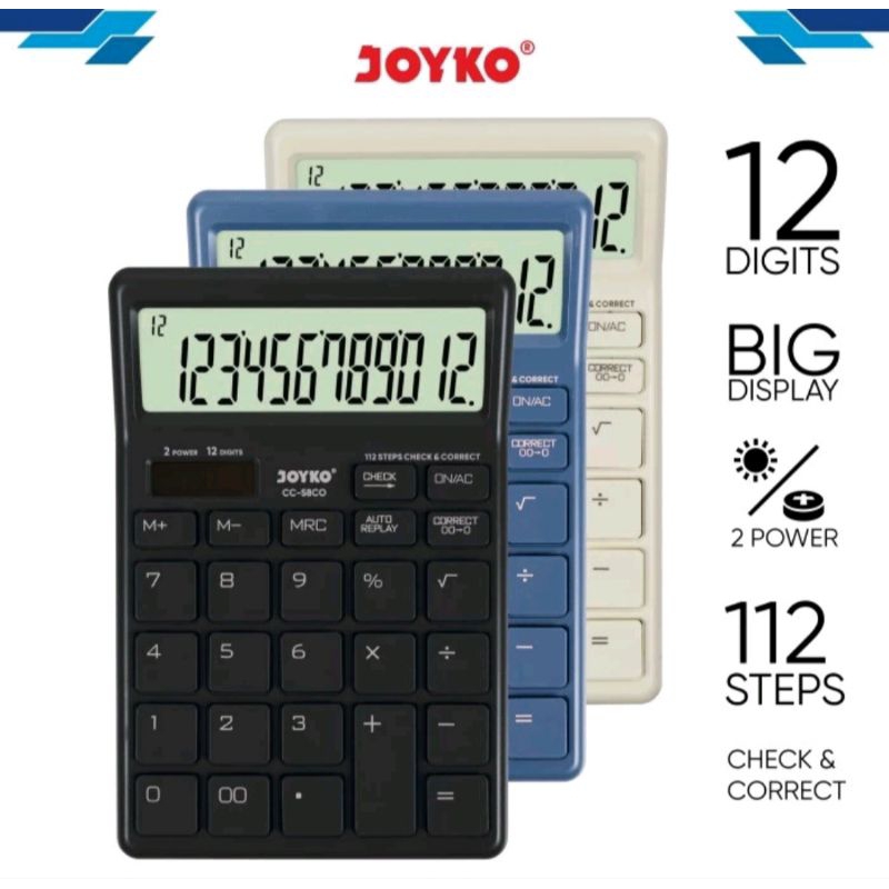 

CALCULATOR/KALKULATOR JOYKO CC-58CO FULL BODY WARNA