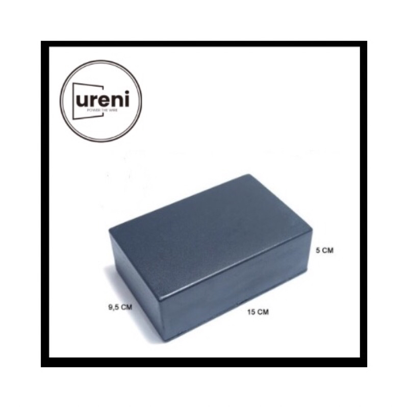 Box Hitam Kotak Plastik Casing Komponen