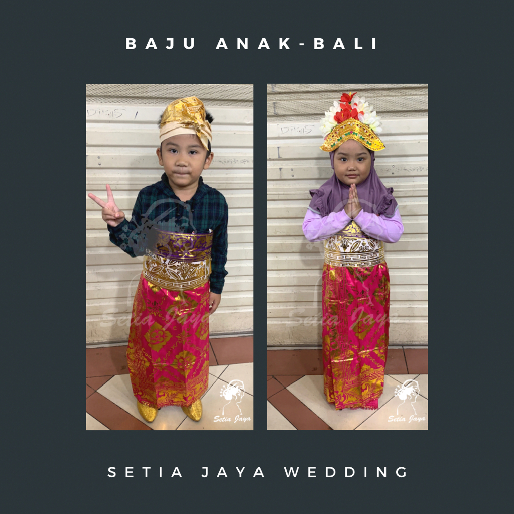 Baju Anak Bali Pendet /Bali Tarian Pendet/ Baju Karnaval