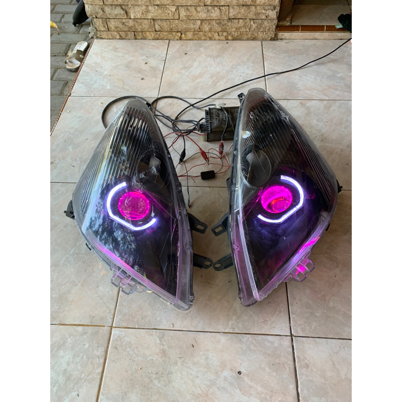 headlamp livina 2007-2013 projector biled Rgb