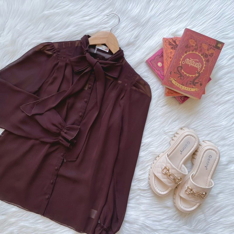 LIZ LISA Brown Blouse