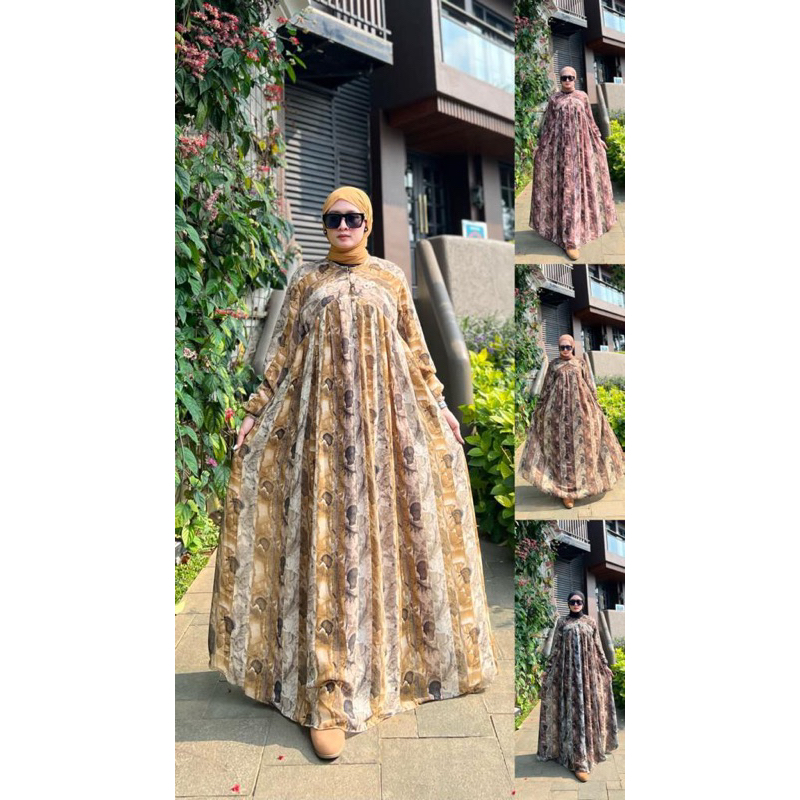 Baju Muslim/ Long Dress Busui Friendly