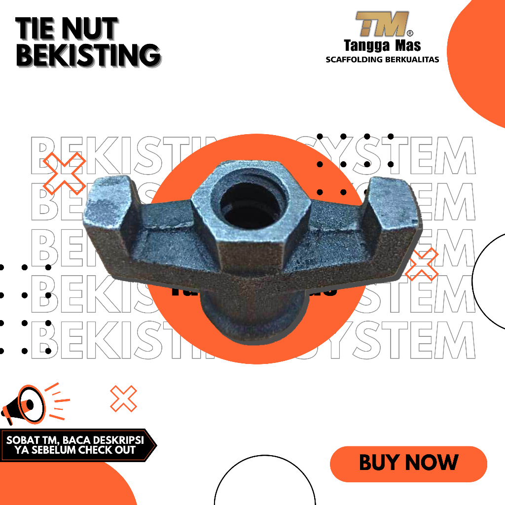 TIE NUT UNTUK PROYEK BEKISTING KOLOM