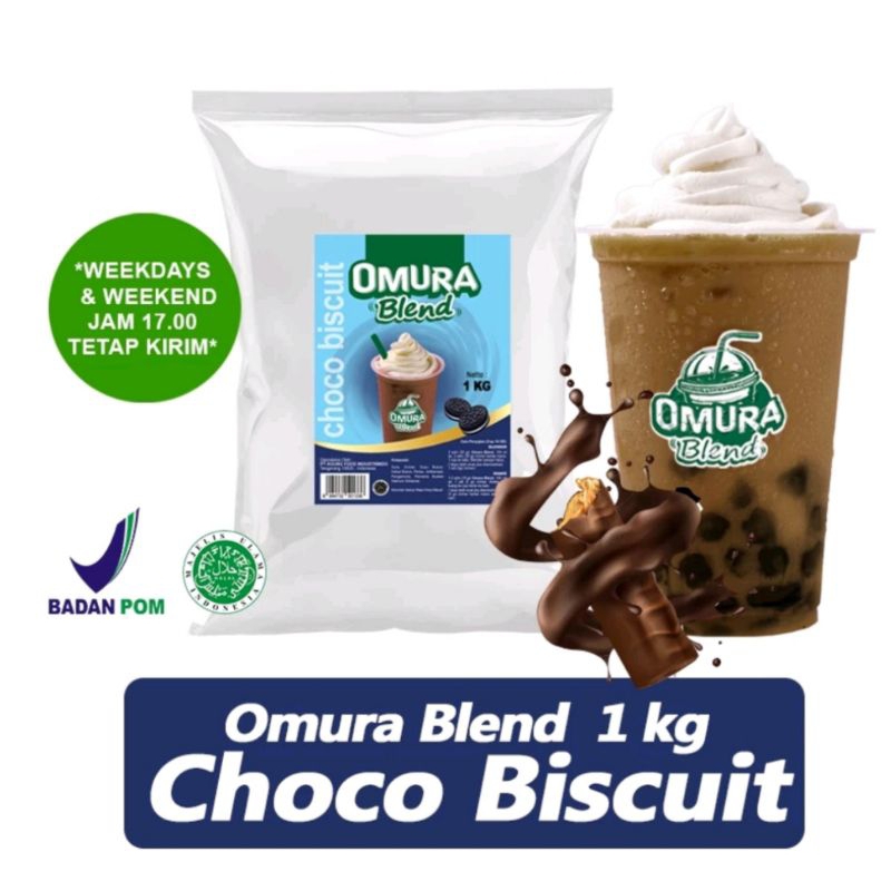 

Omura Blend Bubuk Minuman Rasa Choco Biscuit / Powder Drink Coklat Biscuit 1 KG