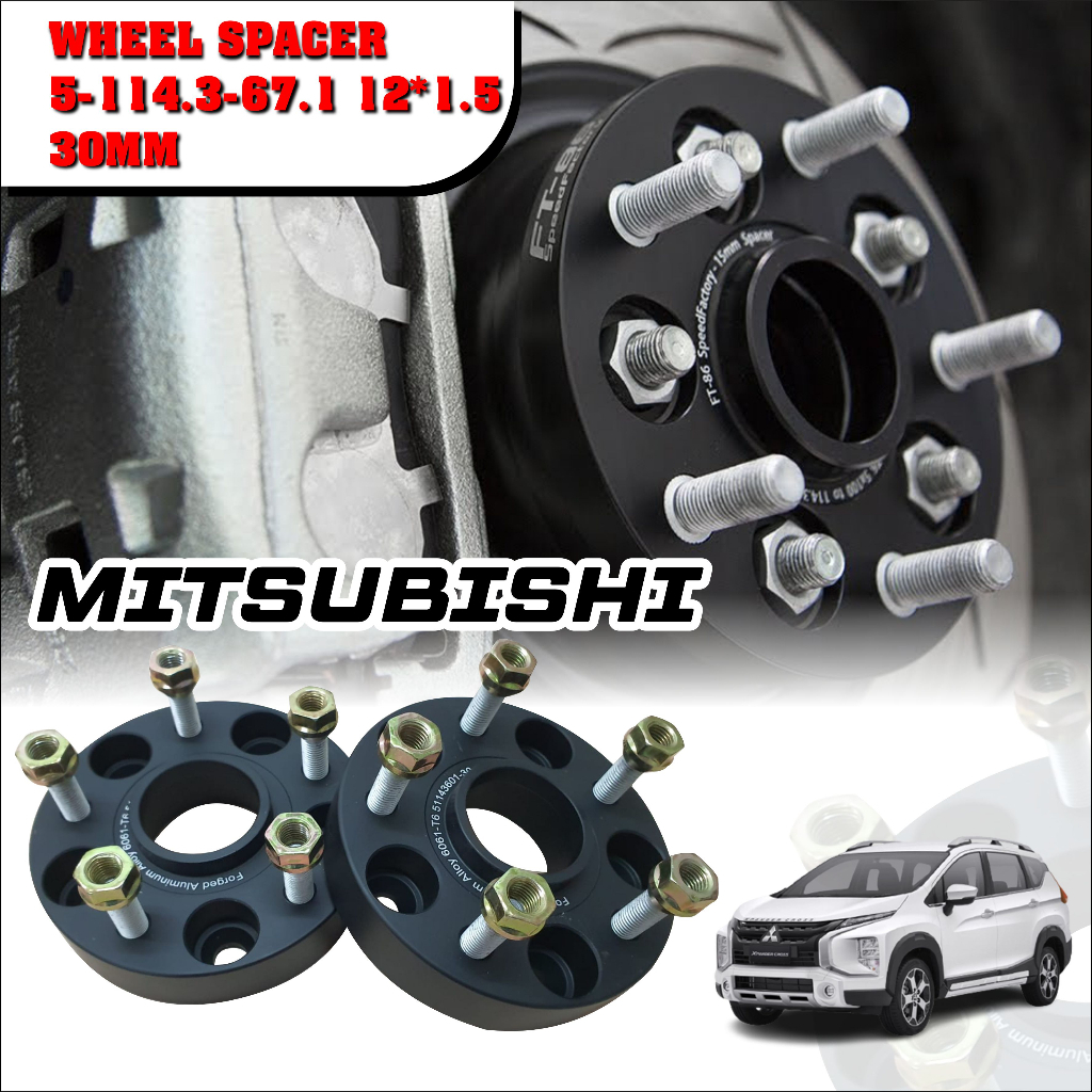 Wheel Adaptor Velg Spacer Aluminium - Mitsubishi Xpander