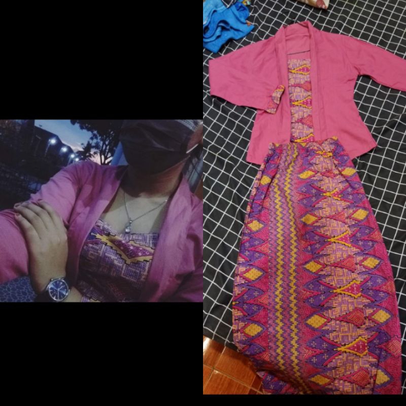Preloved setelan kebaya kutubaru 52rb co shopee live