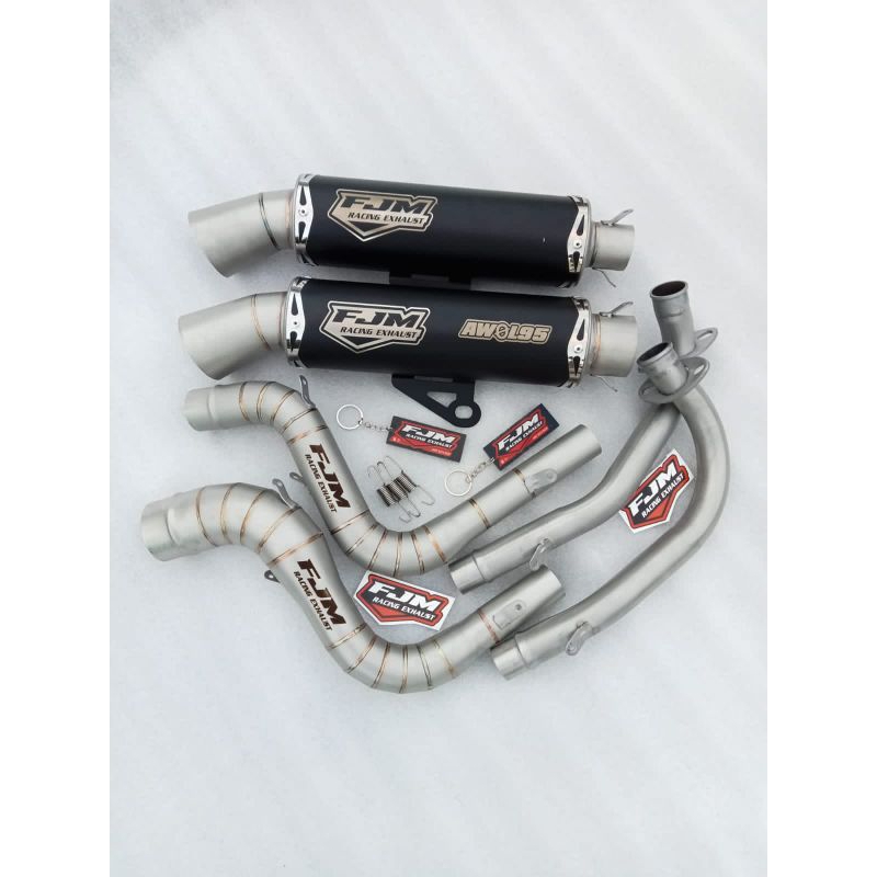 KNALPOT ORIGINAL FJM SANDBLAST TIPE KOBRA SUNMORI SAMLONG JENGAT NGACUNG AEROX NMAX VARIO PCX MIO