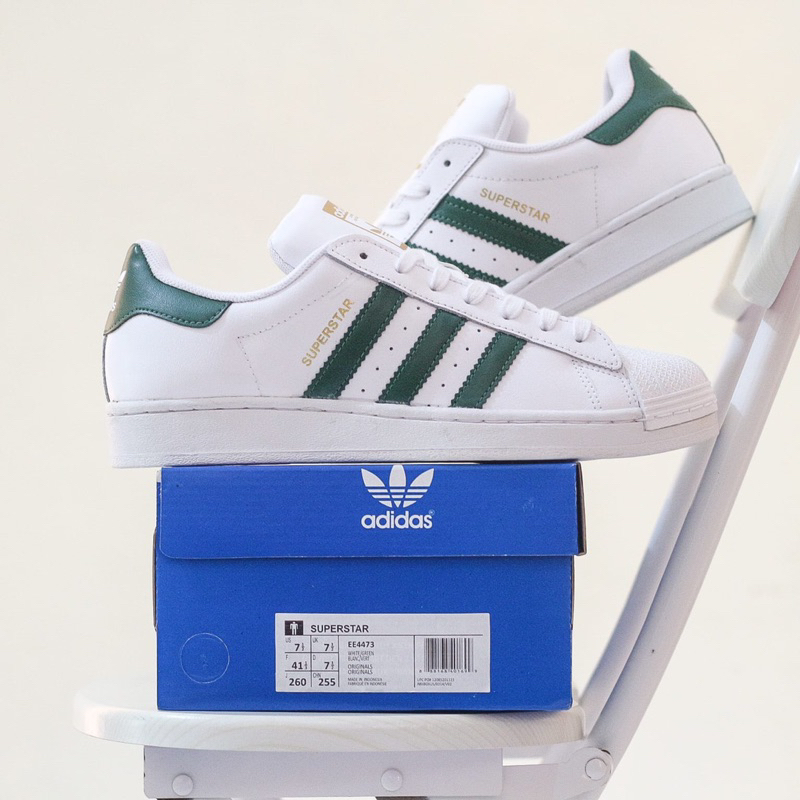 ADIDAS SUPERSTAR WHITE GREEN