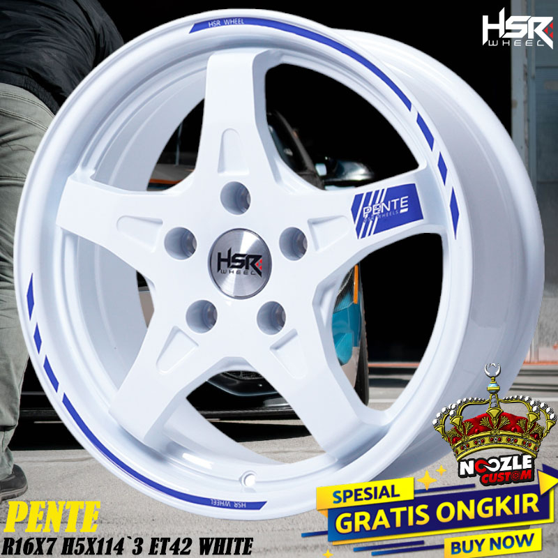 Promo Velg HSr ring 16 Baut 5 Type HSR Pente Pelek Racing Palang 5 Baut 5
