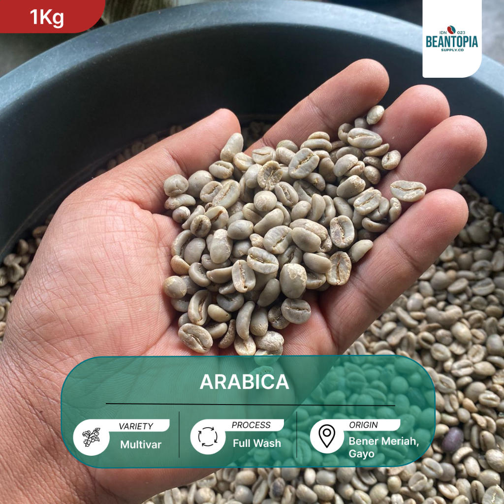 

Arabika Full Wash Gayo Green Bean (specialty)