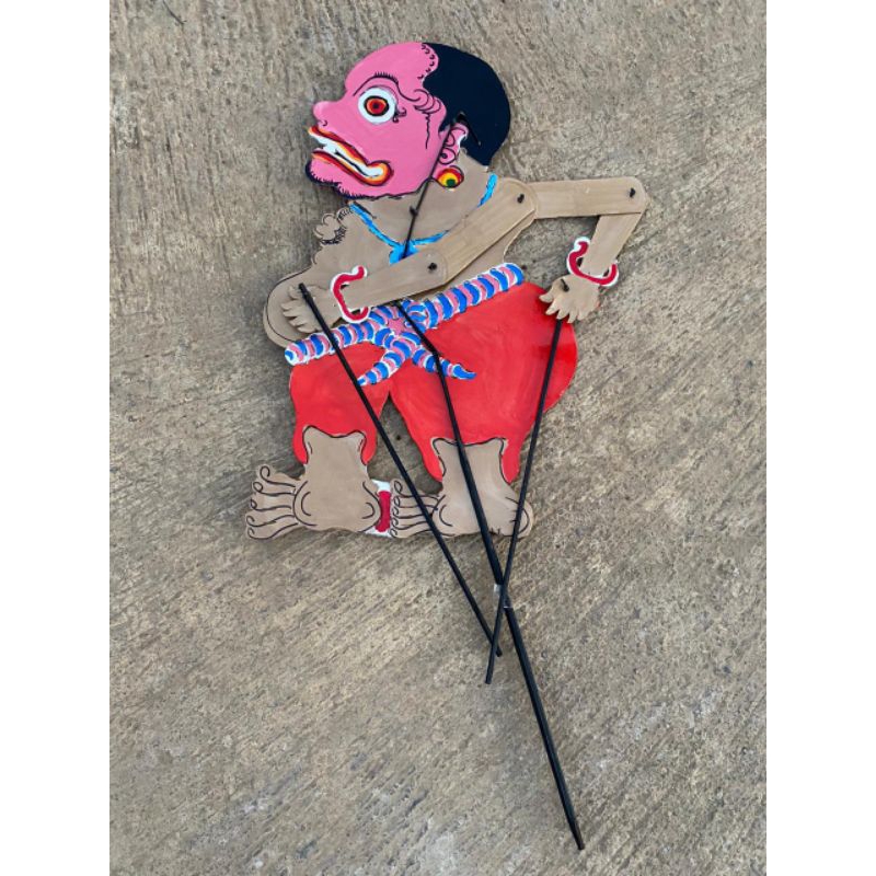 MAINAN ANAK WAYANG KULIT BAGONG VERSI KI SENO WAYANG KULIT KERTAS HIASAN DINDING