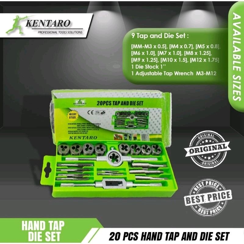 Kentaro hand tap die set Japan quality