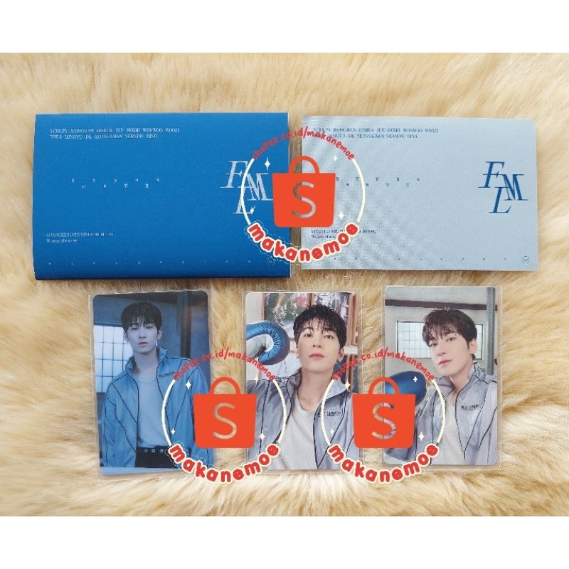 WONWOO FML WEVERSE VERSION ALBUM PC PHOTOCARD POCA BOXING TINJU TONJOK