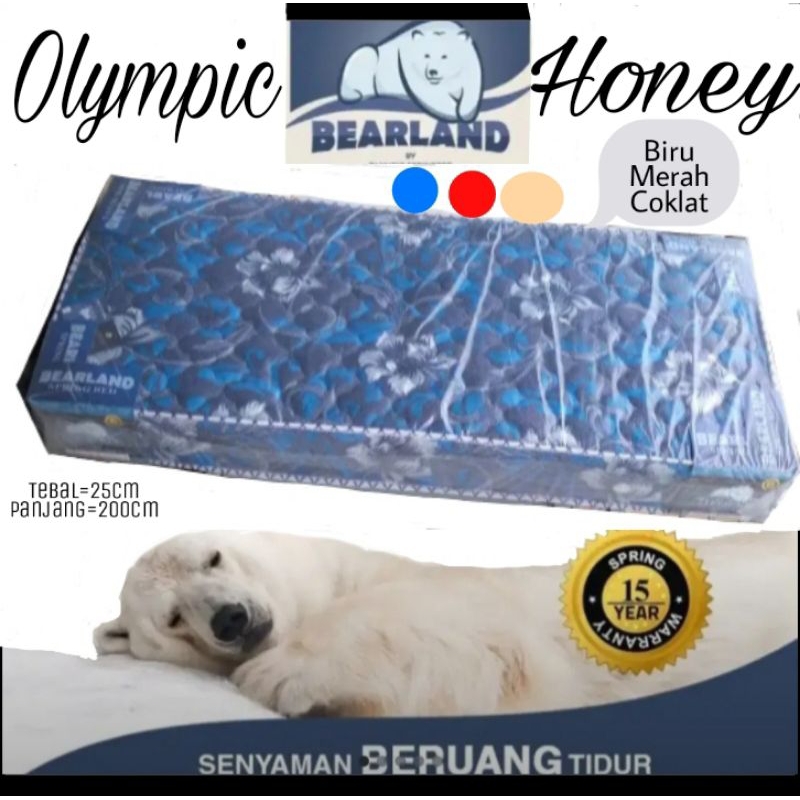 Spring Bed BEARLAND HONEY (kasur saja) by Olympic