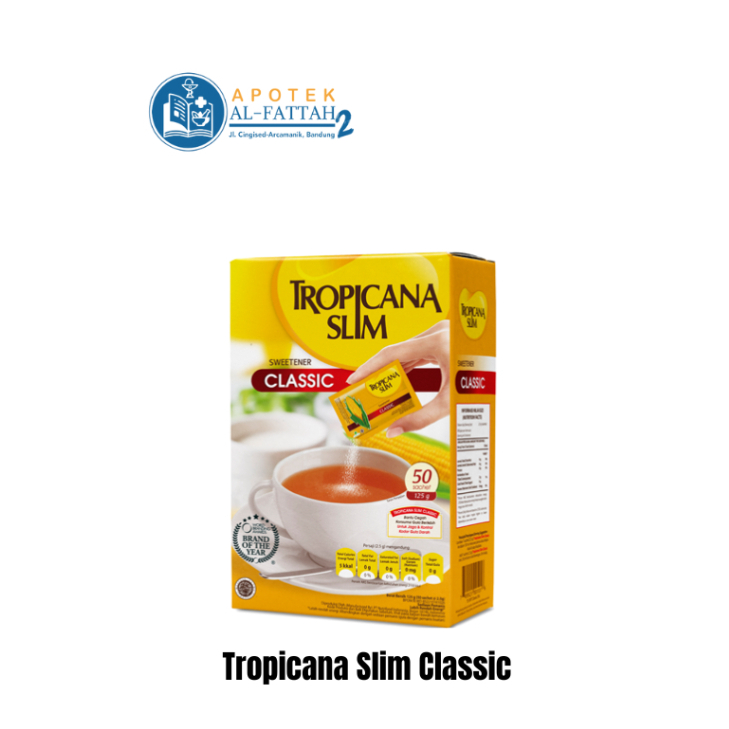 

Tropicana Slim Classic (1 Dos Isi 25 Sachet)