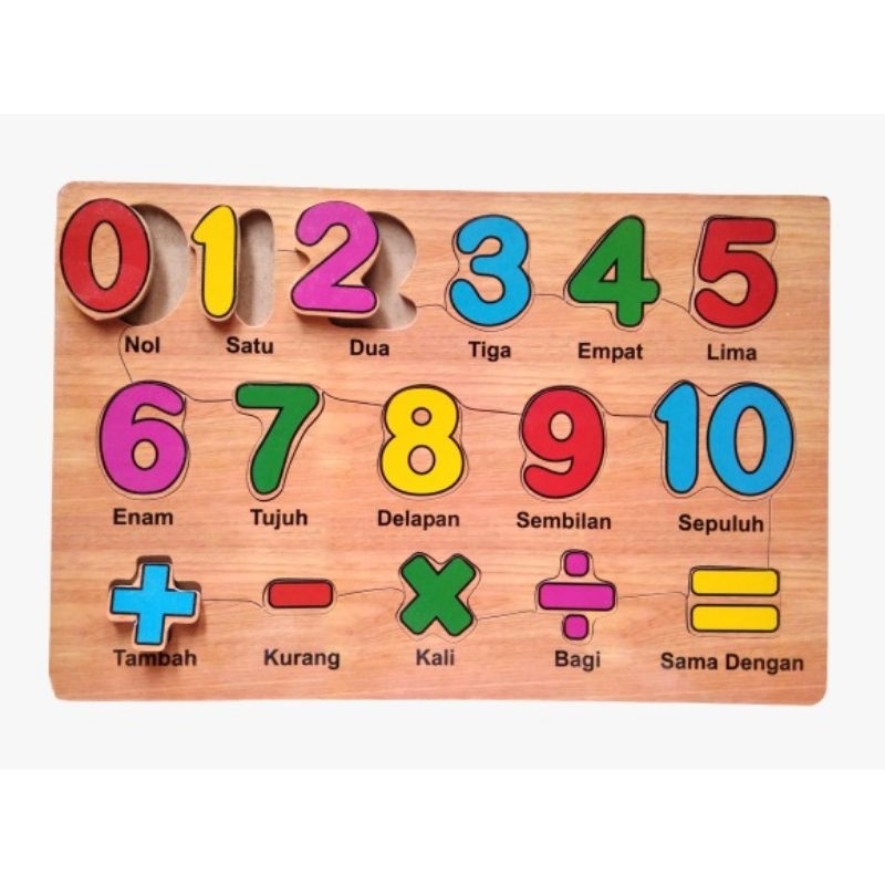 Mainan Puzzle Angka 0-10