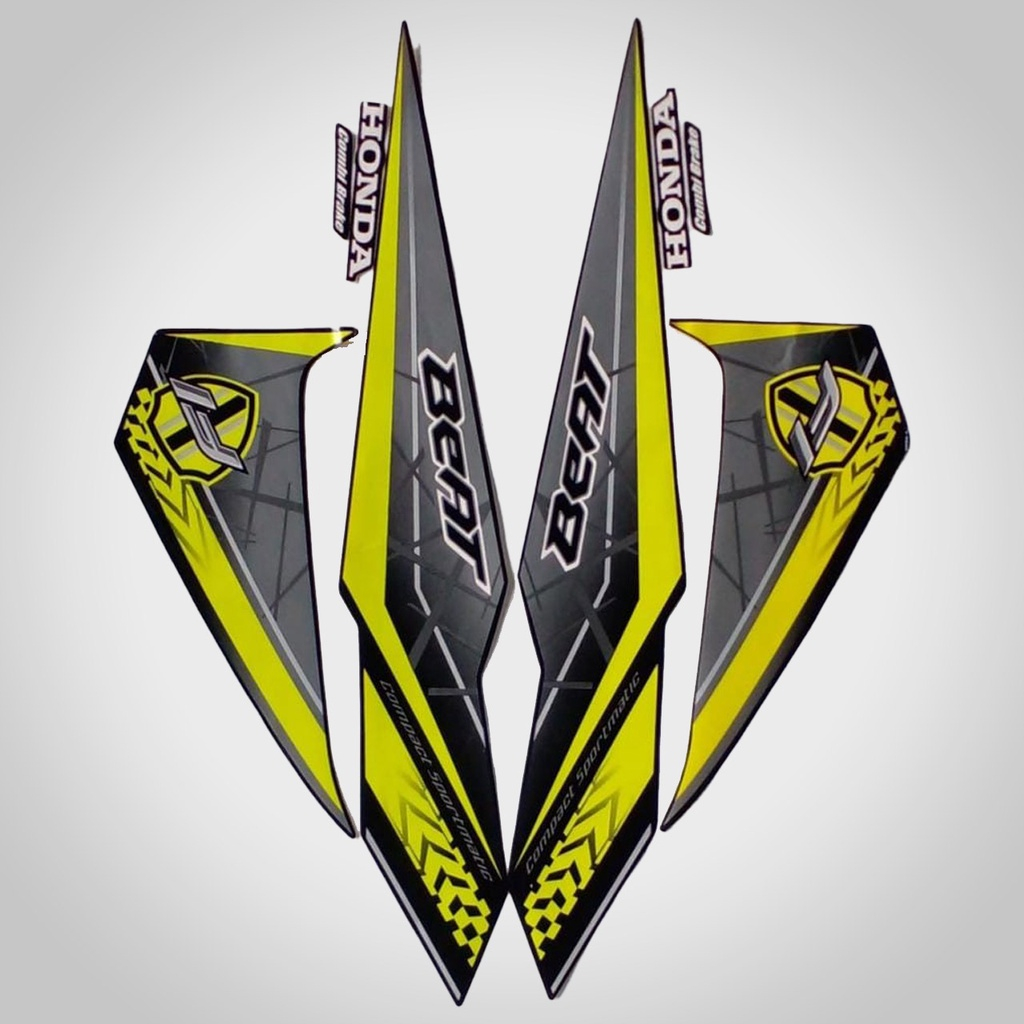 Stiker Striping Body motor Honda Beat FI 2016 Lis Les Motor Honda Beat FI 2016