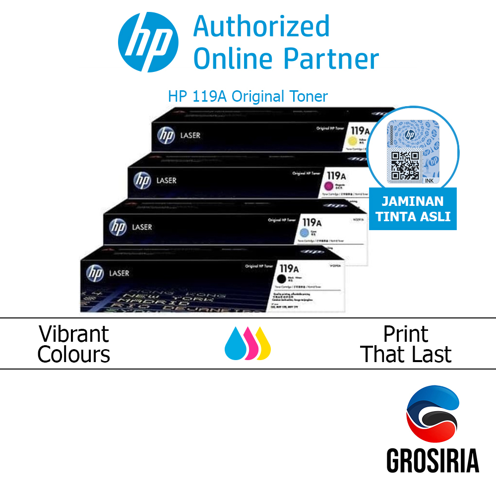 HP Toner 119A Black Original Laser Toner Cartridge