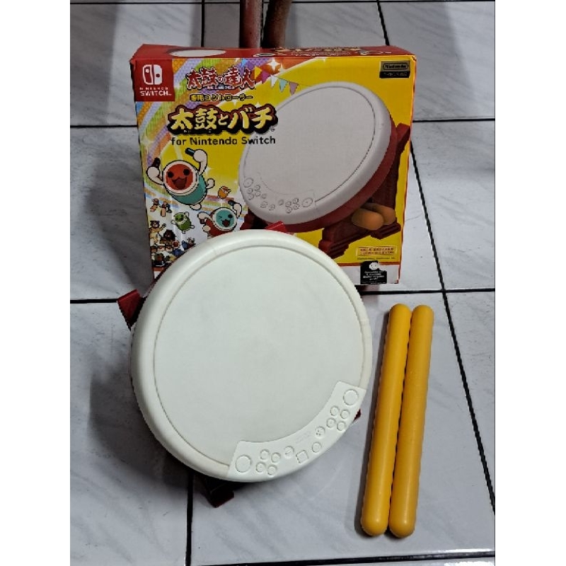 Nintendo Switch Taiko Drum + Drum Stick Original Hori Official