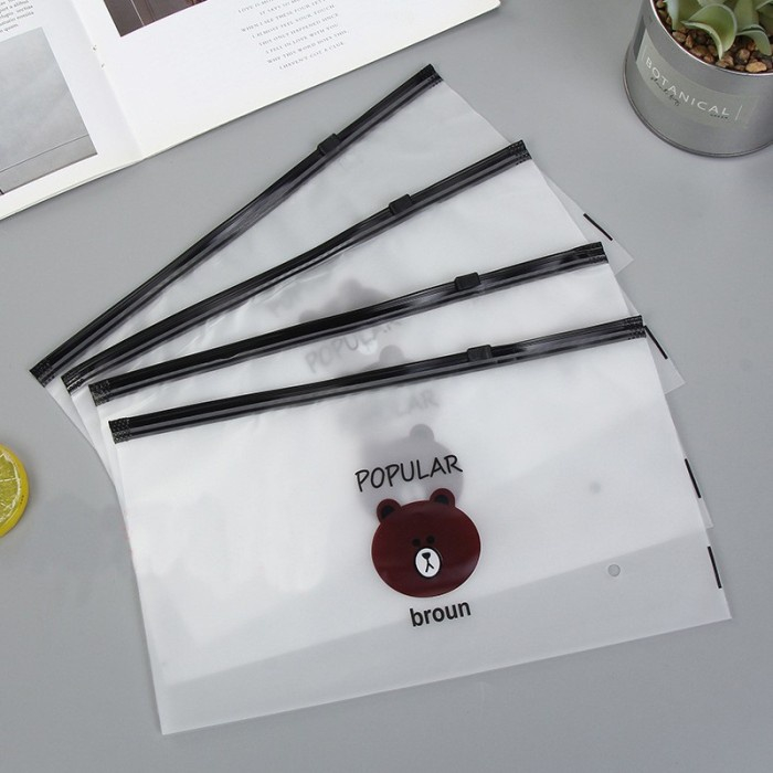 

Zipper Bag Tempat Pensil Kosmetik Travel Pouch Popular Ukuran Besar