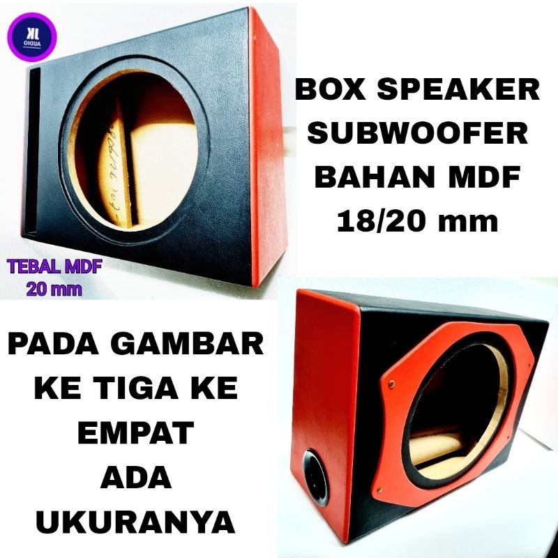 Box Speaker Subwoofer 12 Inchi Bahan MDF Berkualitas Premium