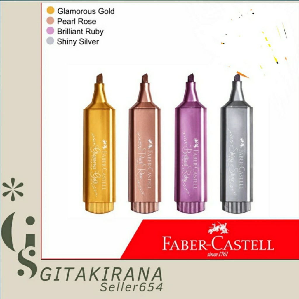 

Textliner Metalic Faber Castell 46- Pearl Rose