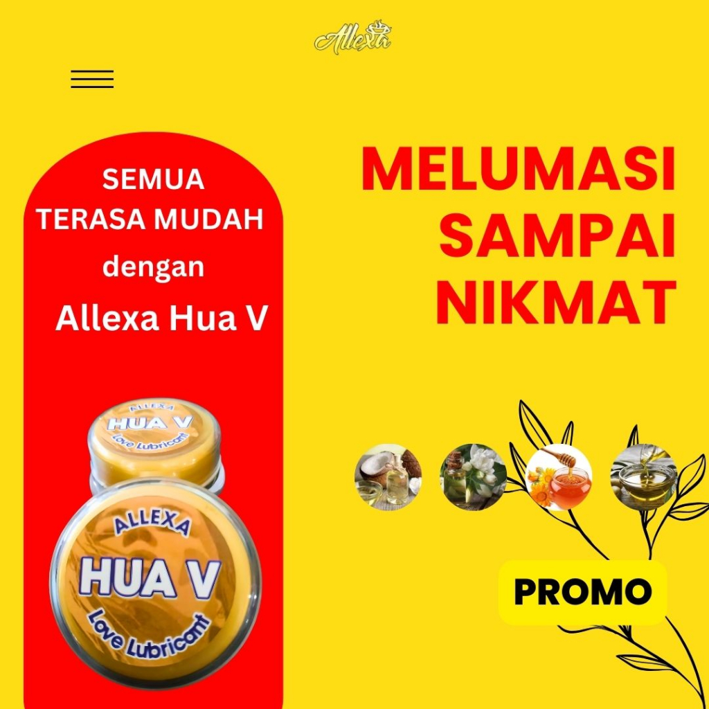 Hua V Lubricant Alami-Pelumas Pelicin Wanita-Pelumas Krim