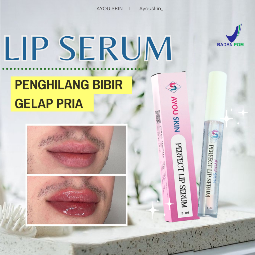 Penghilang Bibir Gelap Peroko Pria Ampuh, Menghilangkan Bibir Hitam Kering Mengelupas Pria Cowok,Men