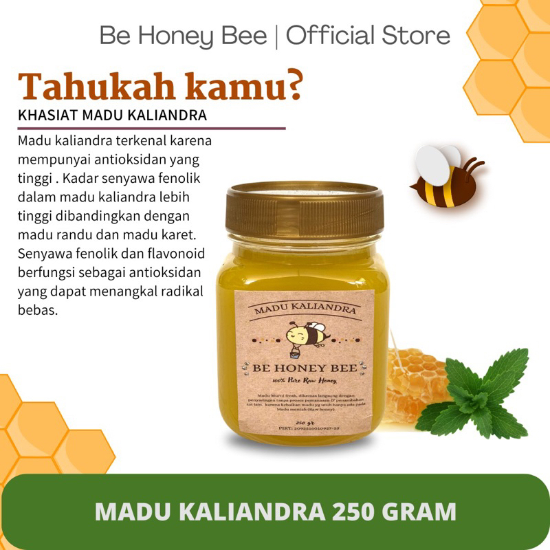 

Be Honey Bee Madu kaliandra asli super 200ml