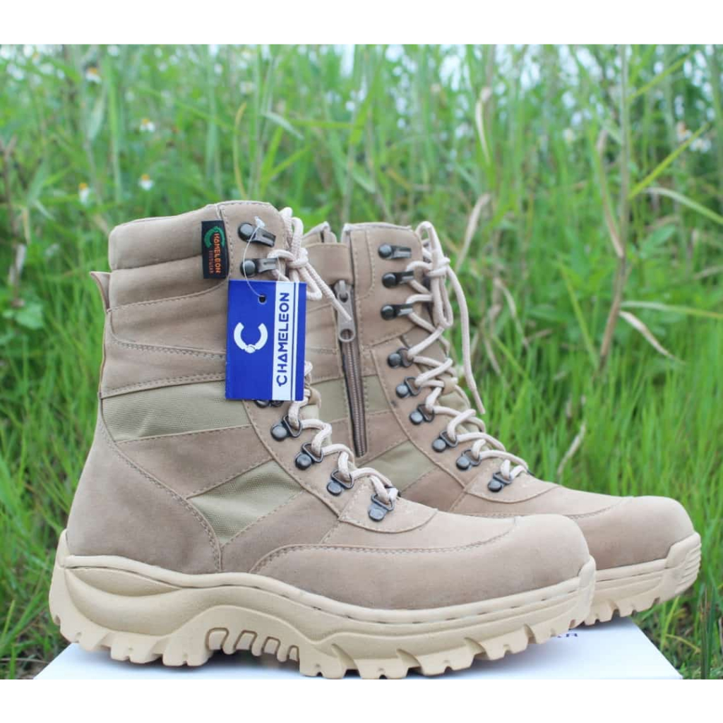 Sepatu Pria Sepatu Pdl Tactical Pdl Satpol Pp Pdl Porli Pdl Kamnhan 511 krem 9inc