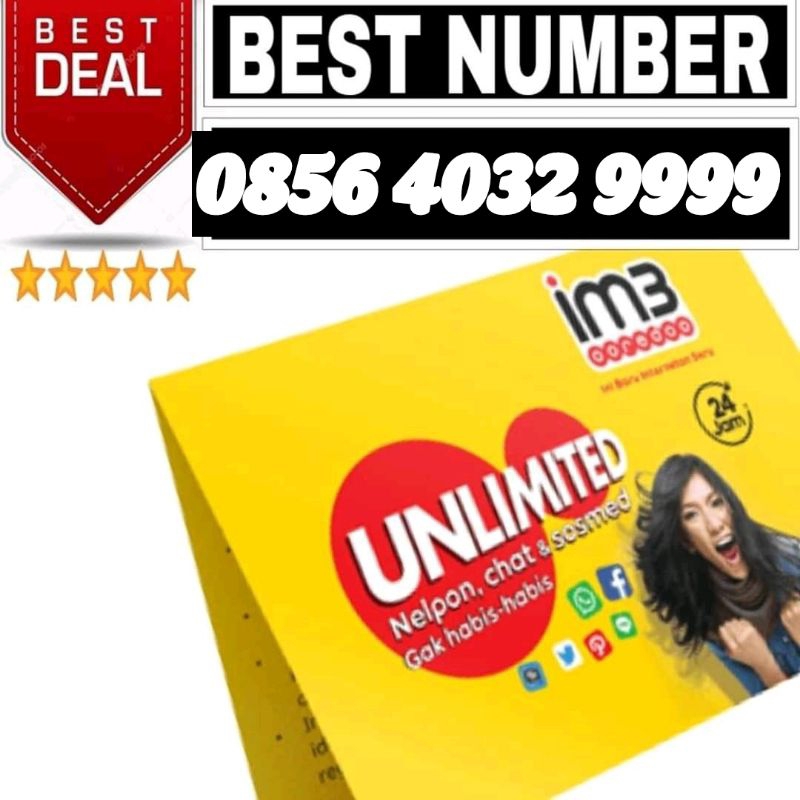 Nomor Cantik Kwartet 9999 Indosat