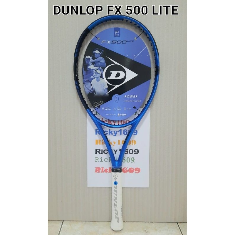 RAKET TENIS DUNLOP FX 500 LITE - POWER BOOST + GROOVE (100 in / 270 g) - ORIGINAL DUNLOP