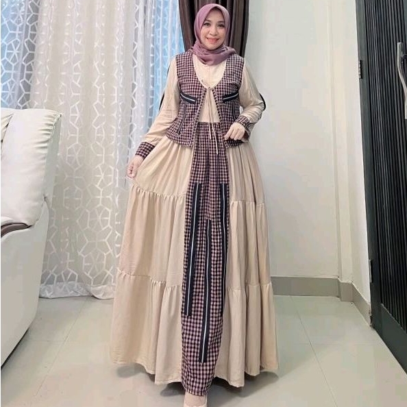 Dres Terbaru. Dress Lebaran, Set Dress Deura