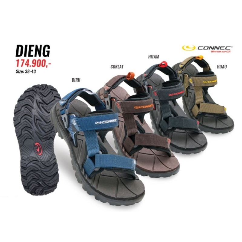 Sandal Gunung Connec Pria Model Dieng