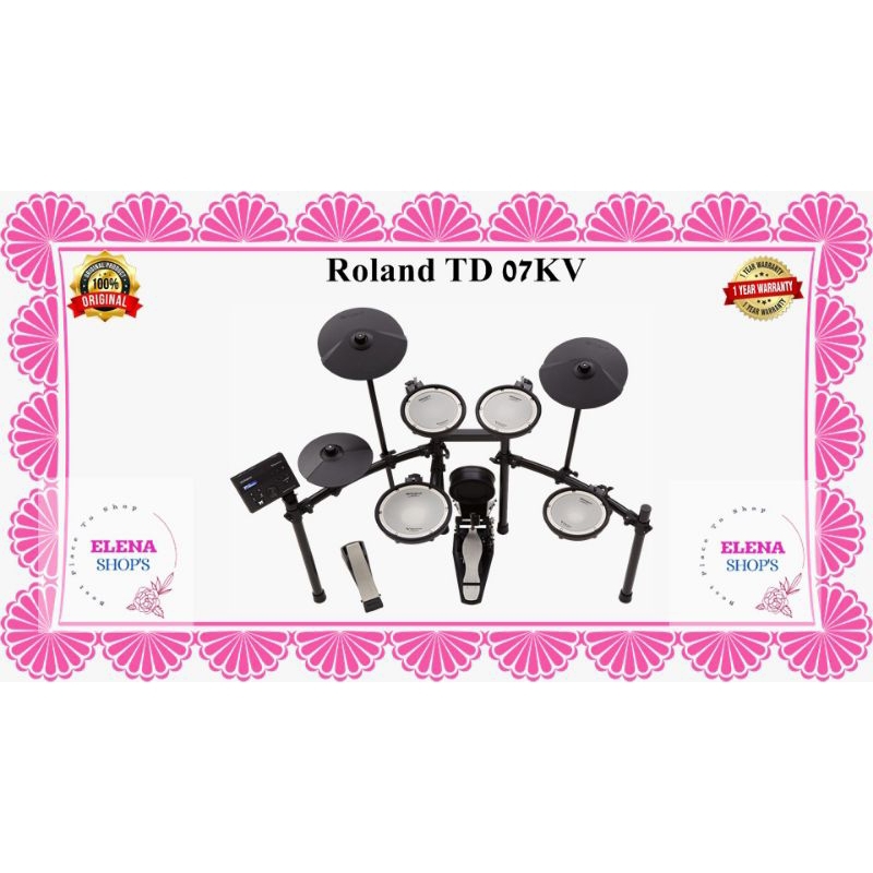 Roland TD07KV/TD 07KV/TD-07KV Electrik Drum Garansi Resmi 1 Th
