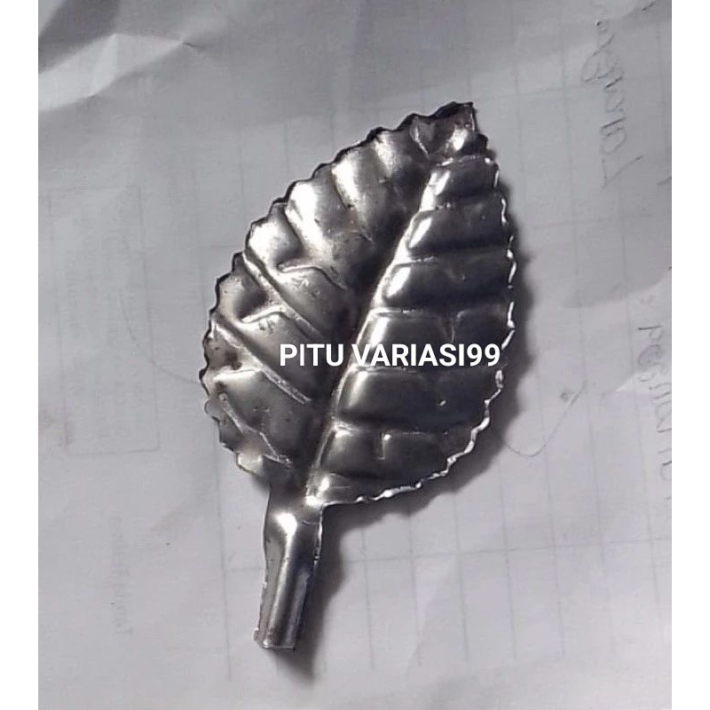 ORNAMEN DAUN MAWAR PLAT BESI UNTUK TRALIS PAGAR