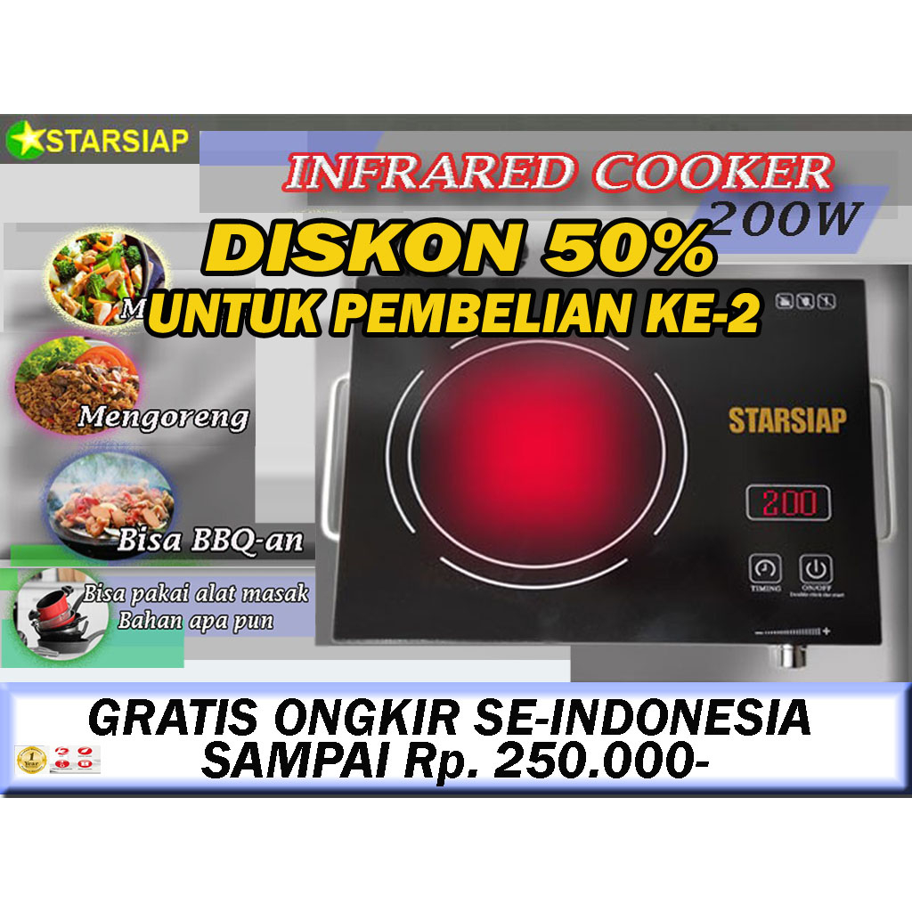 Kompor listrik infrared Starsiap