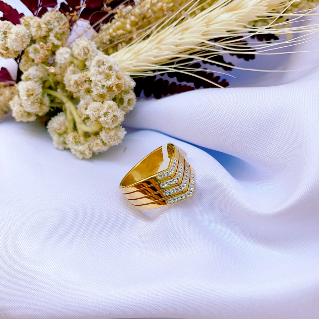 Cincin wanita titanium korean style