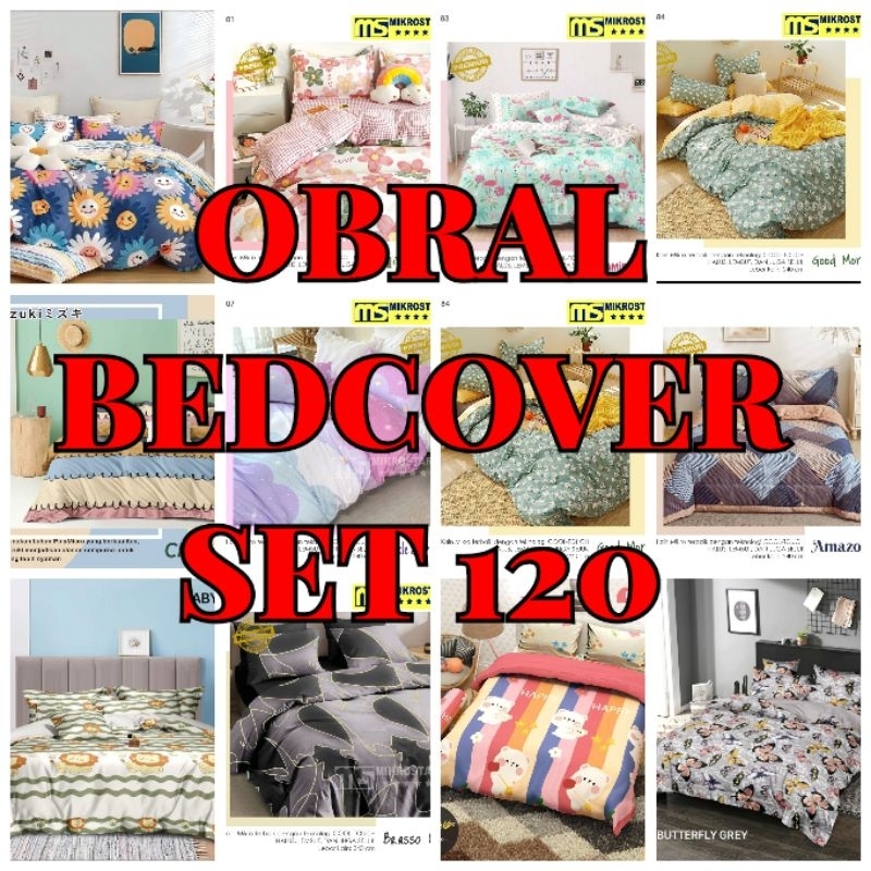 OBRAL BEDCOVER SET 120 dacron 4oz