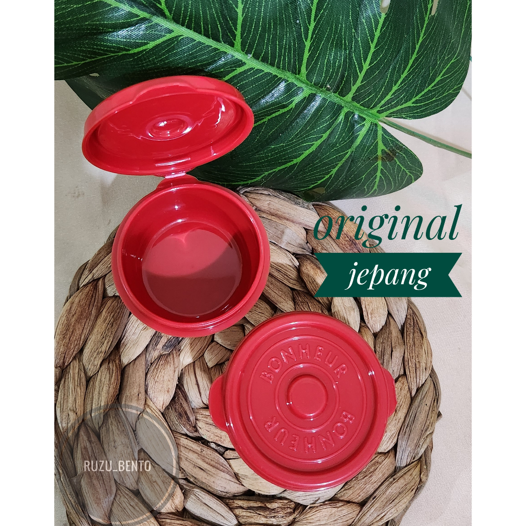 Bonheur Sauce Cup Sauce Container Printilan Bento Dekorasi Bento Original Jepang