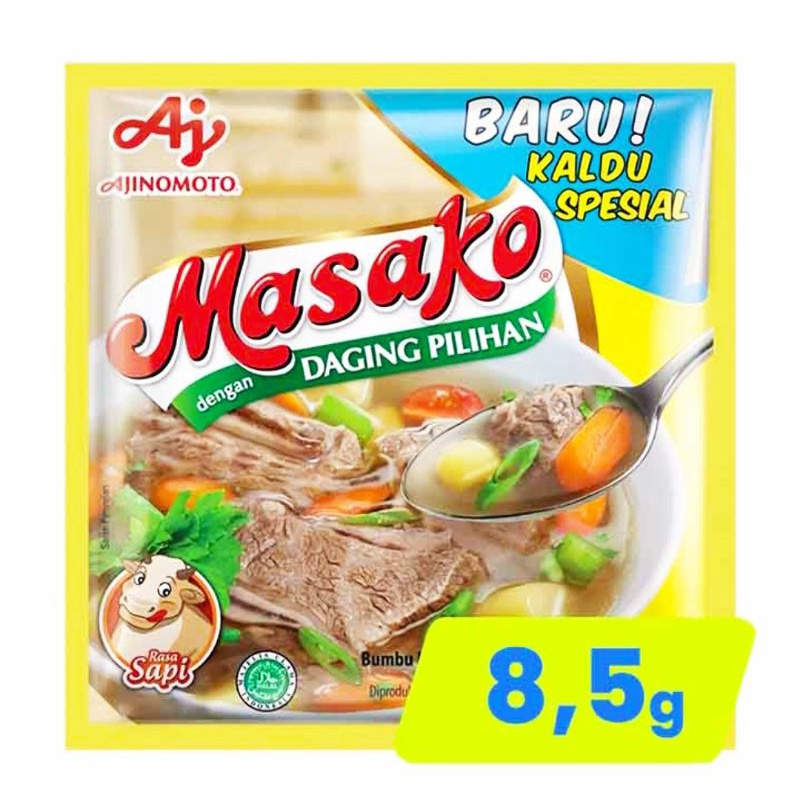 

MASAKO BUMBU KALDU RASA AYAM / SAPI 8,5g X 12 Sachet