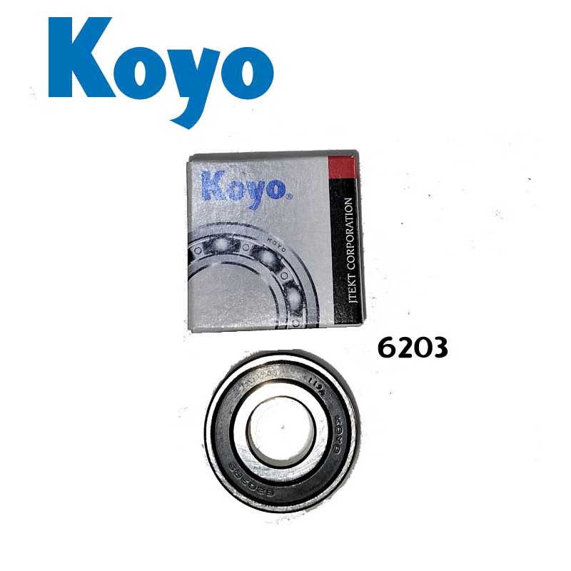 Bearing 6203 KOYO Laher 6203 2RS Koyo Japan Laker 6203 KOYO Tutup Karet KOYO 6203 2 RS Bearing Pintu
