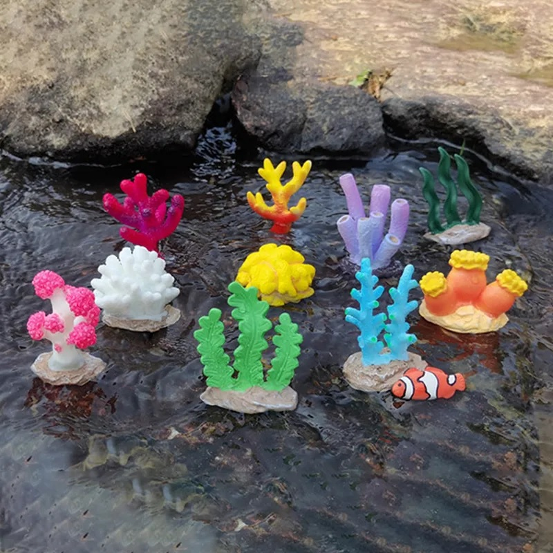 Dekorasi aquarium karang mini baru, karang mini aquarium baru , karang aquarium, terumbu karang mini